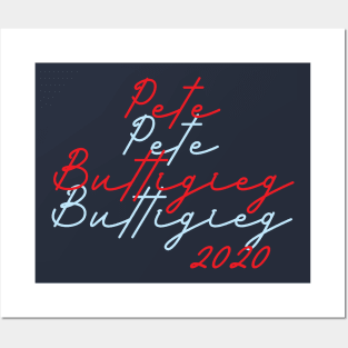 Mayor Pete Buttigieg for President 2020 Vintage Script Posters and Art